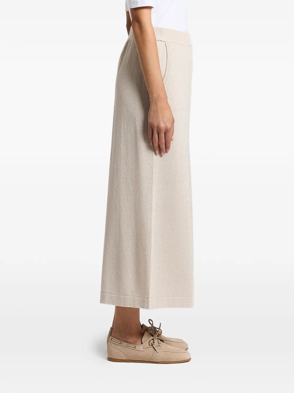  Peserico Lurex-detail Trousers - Neutrals 