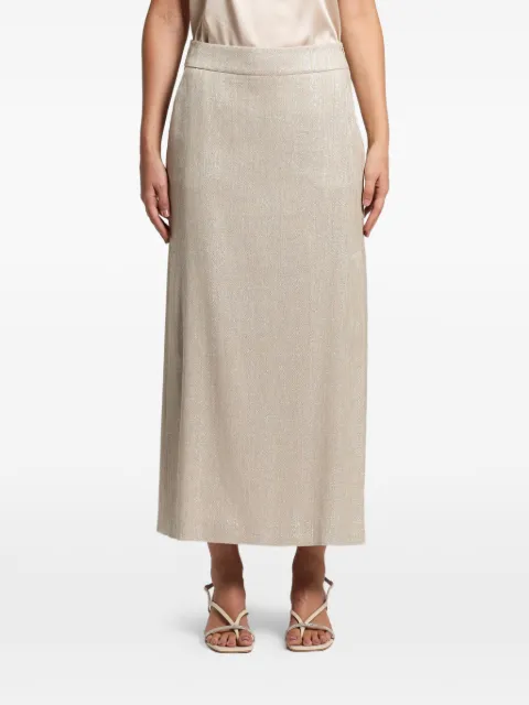 Peserico — side-slit midi skirt