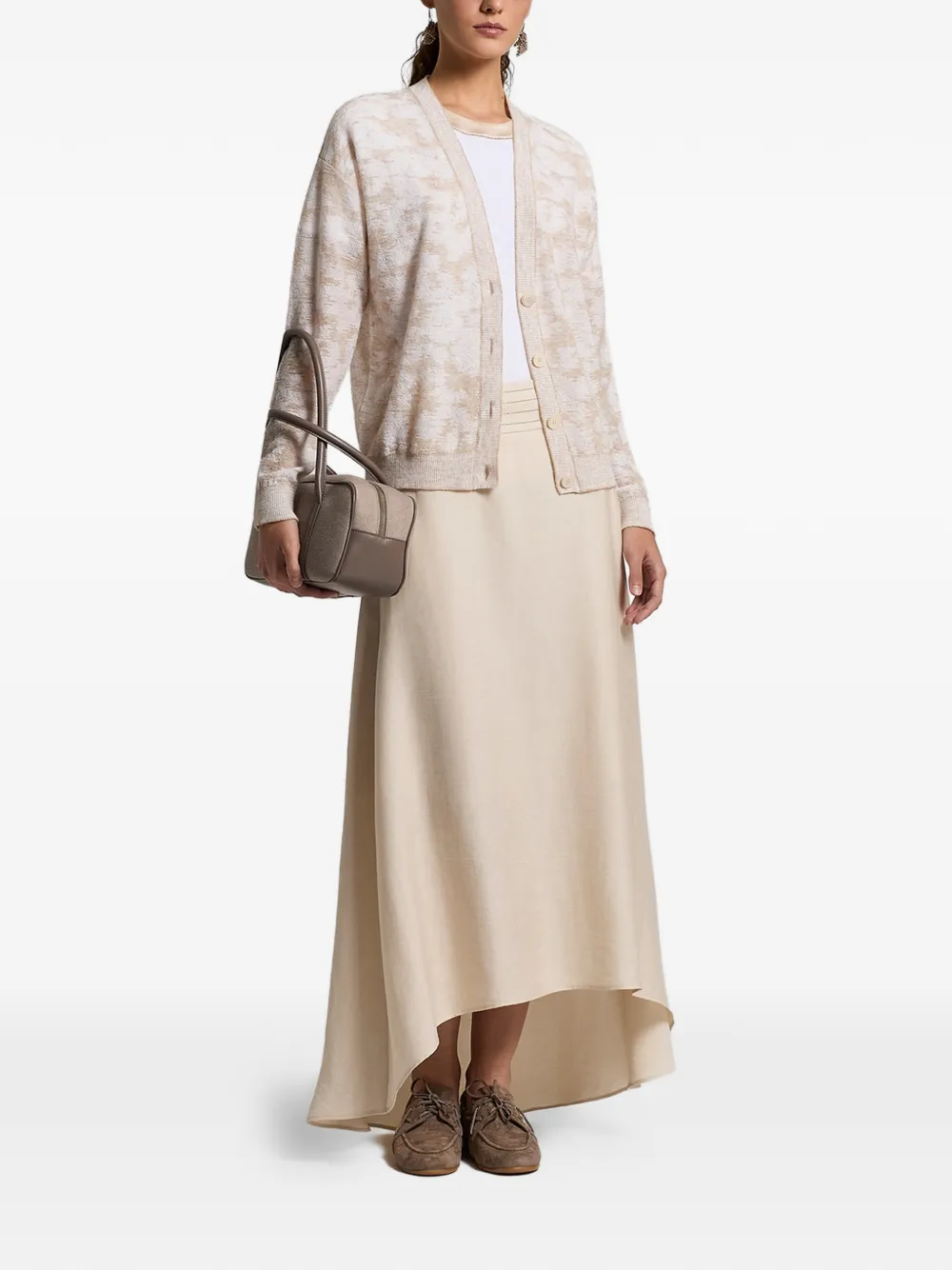  Peserico High-low Skirt - Neutrals 