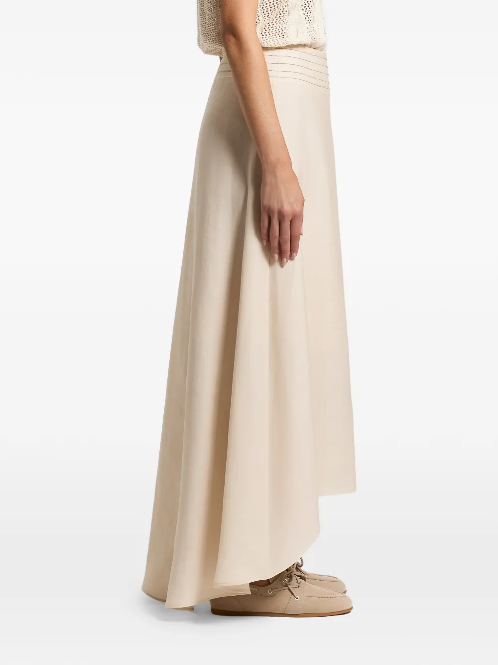  Peserico High-low Skirt - Neutrals 