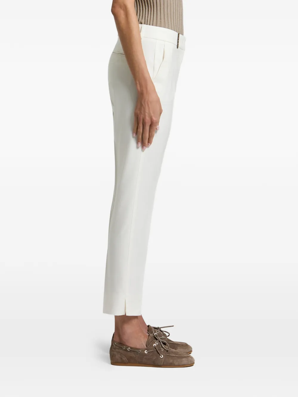 Peserico Cropped broek Beige
