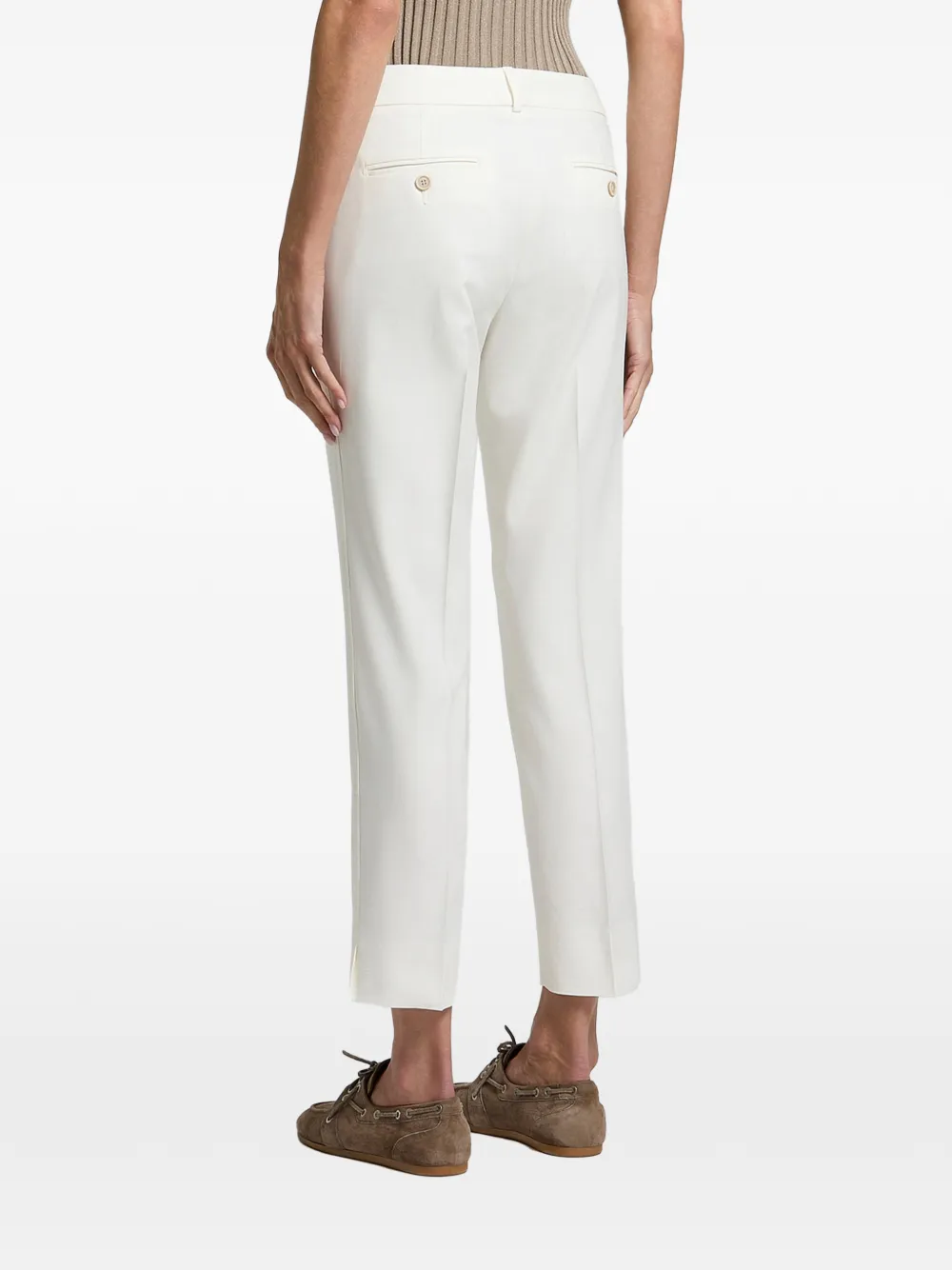 Peserico Cropped broek Beige