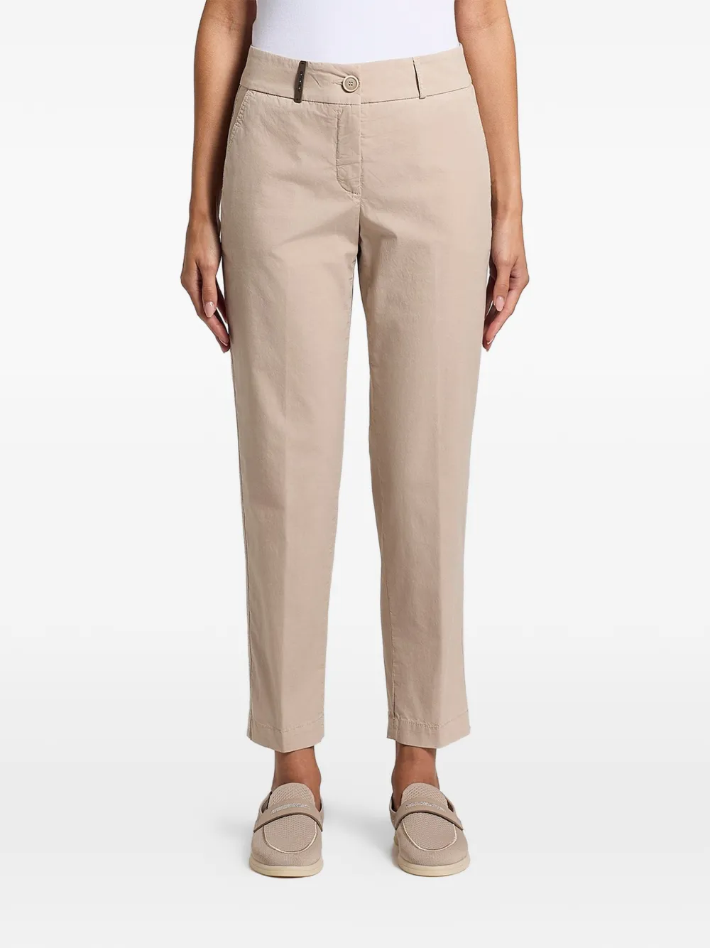 Peserico buttoned trousers - Toni neutri