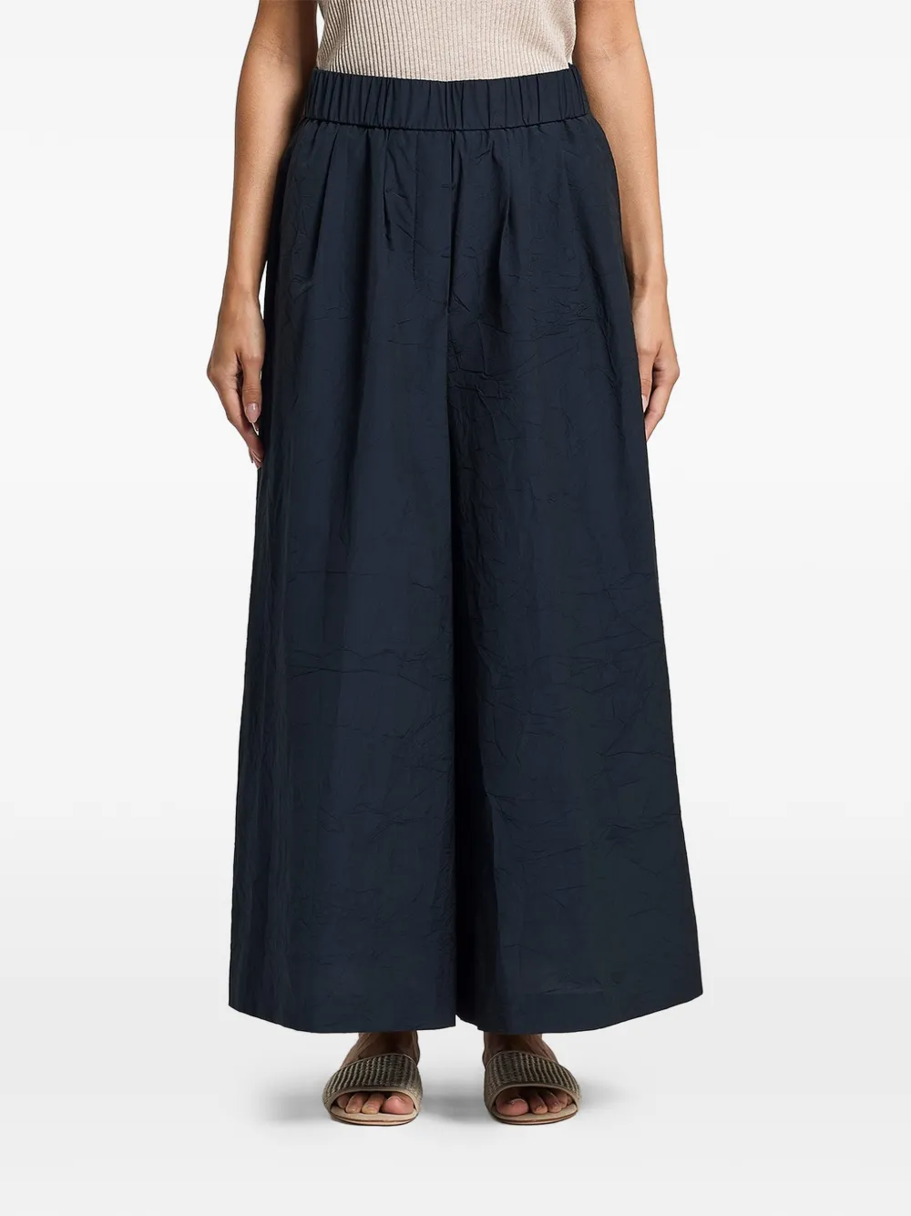 Peserico elasticated palazzo pants - Blu