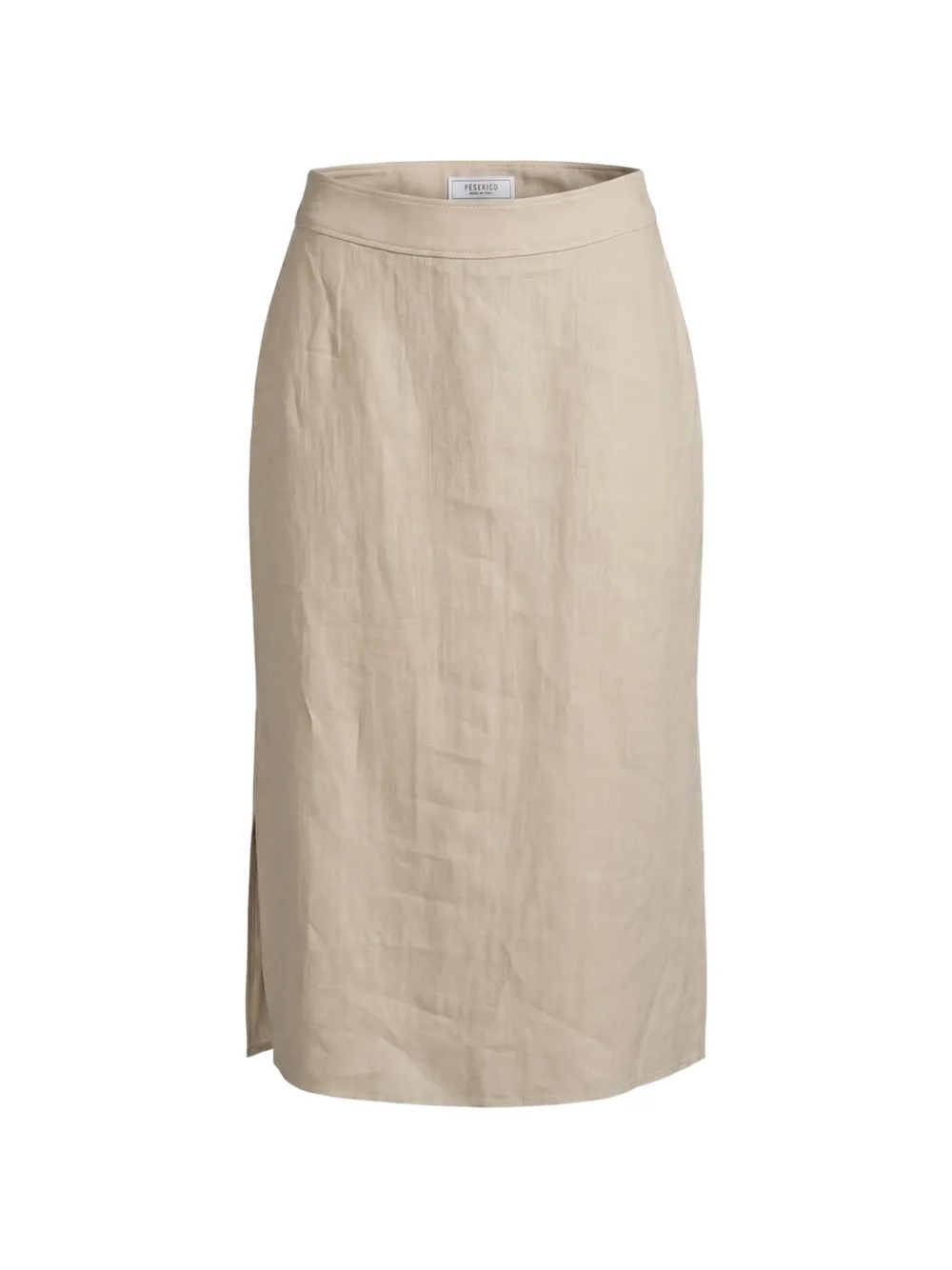 Peserico side-slit skirt - Toni neutri
