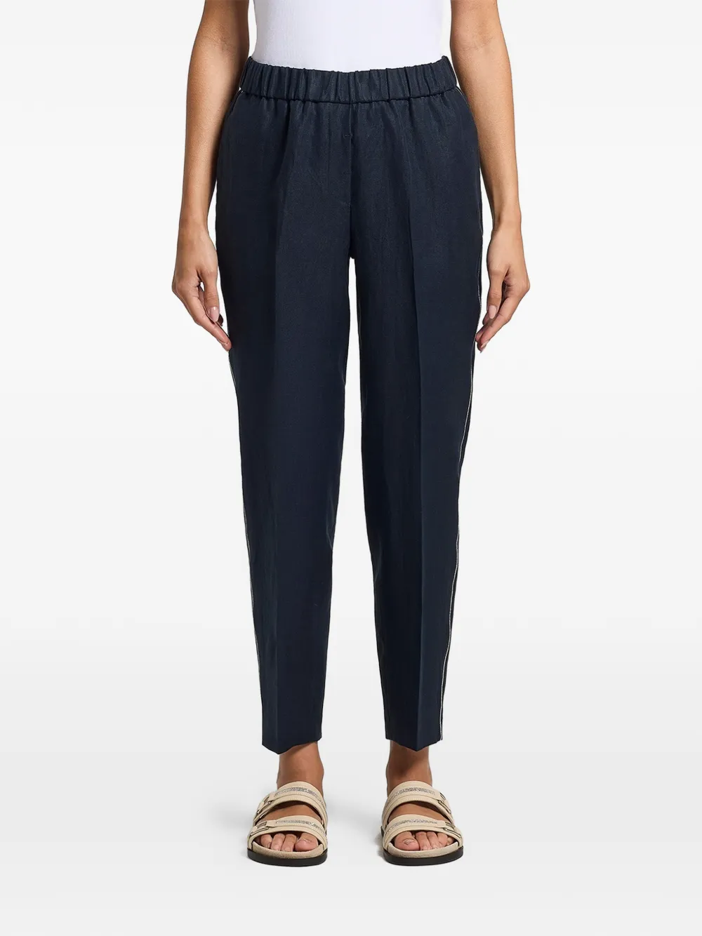 Peserico elasticated trousers - Blu