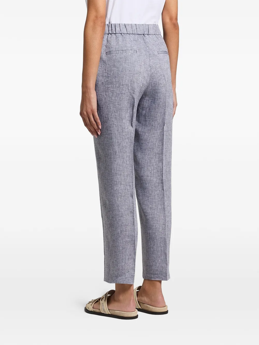 Peserico Straight broek Blauw