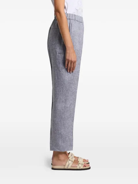 Peserico elasticated straight trousers
