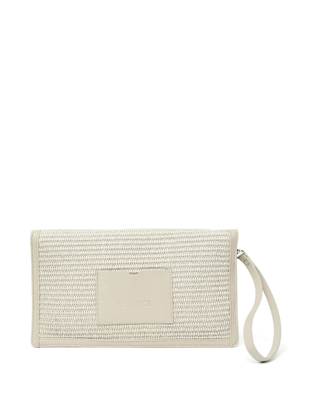 Peserico Woven Clutch Bag - Neutrals 