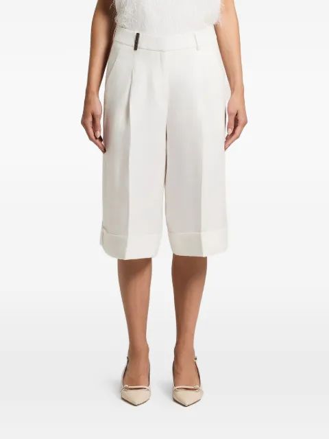 Peserico linen gabardine shorts