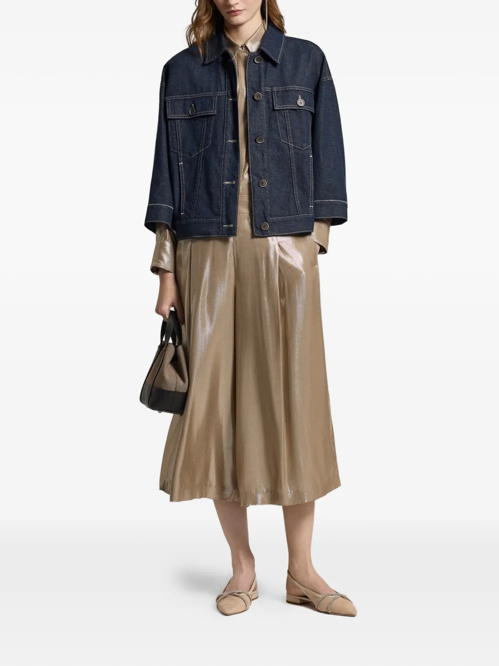  Peserico Flap-pocket Jacket - Blue 