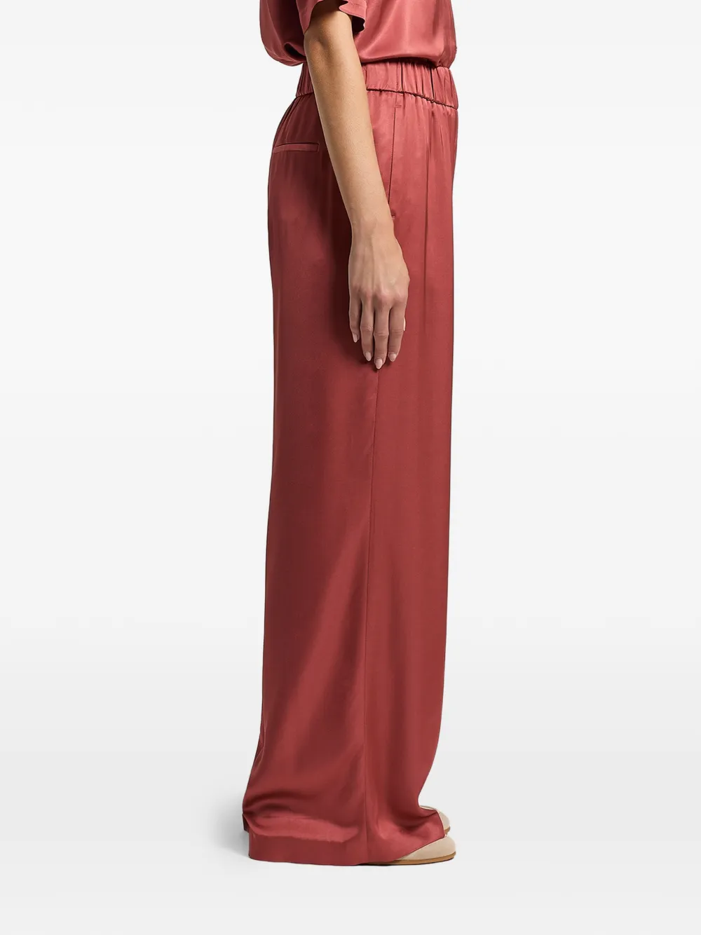  Peserico Elasticated-waist Trousers - Red 