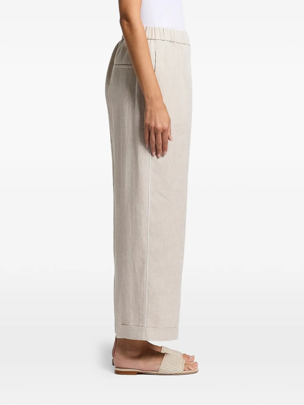 Peserico Elastische broek Beige