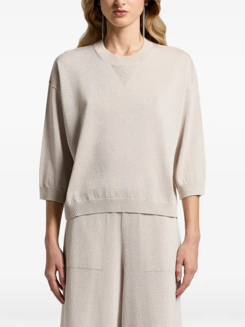 Peserico fine-knit crew-neck sweater