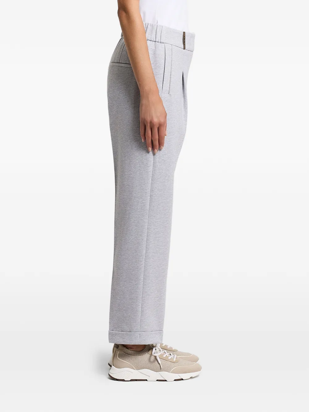  Peserico Fleece Trousers - Grey 