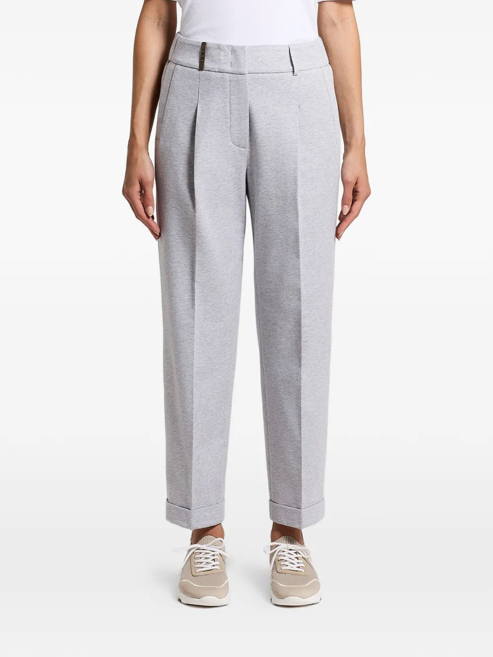 Peserico fleece trousers - Grigio