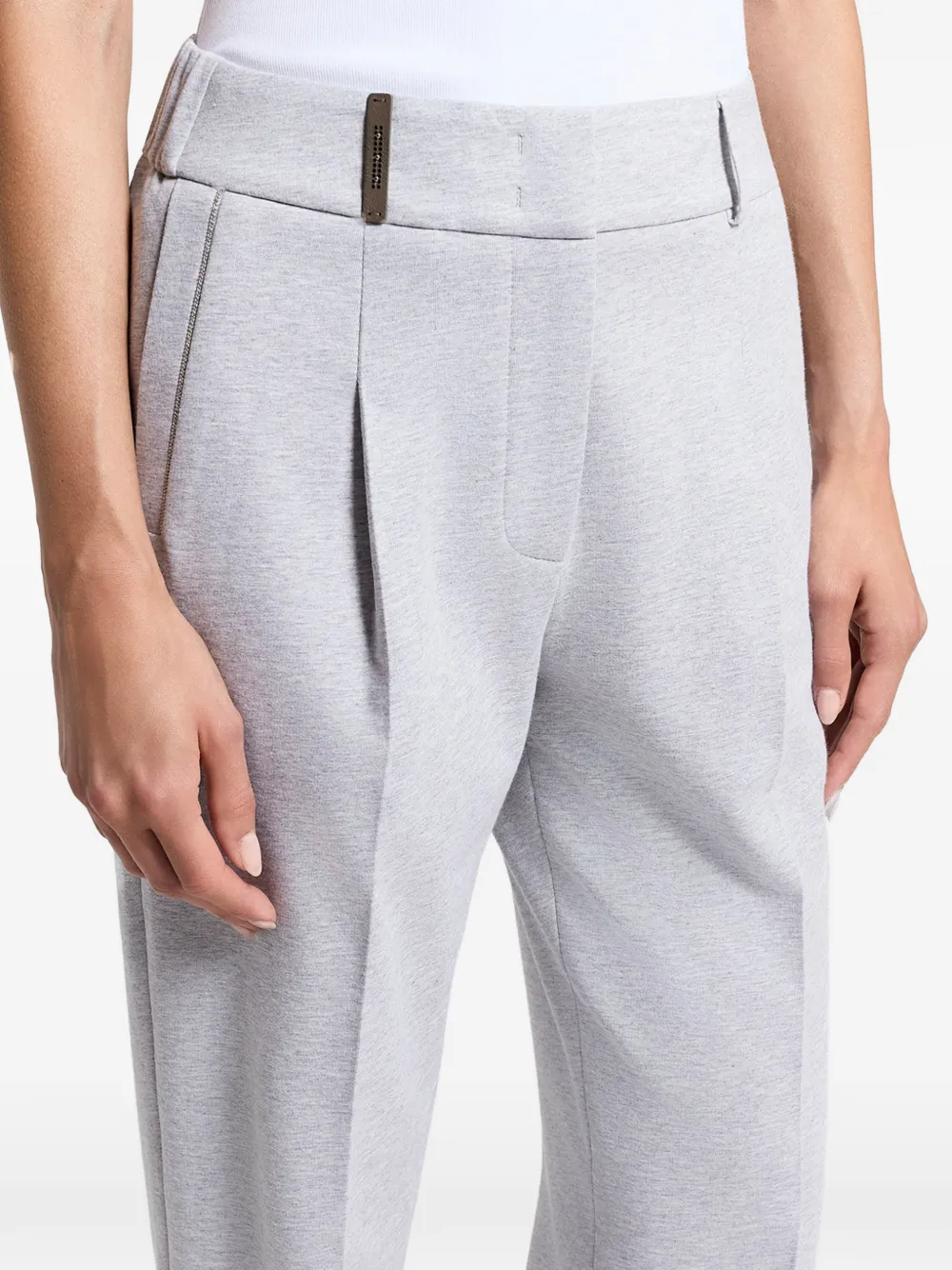 Peserico Fleece broek Grijs