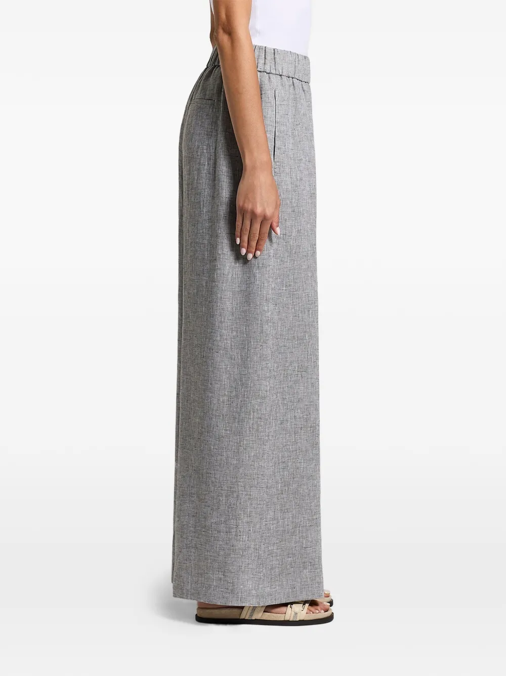  Peserico Elasticated Trousers - Grey 