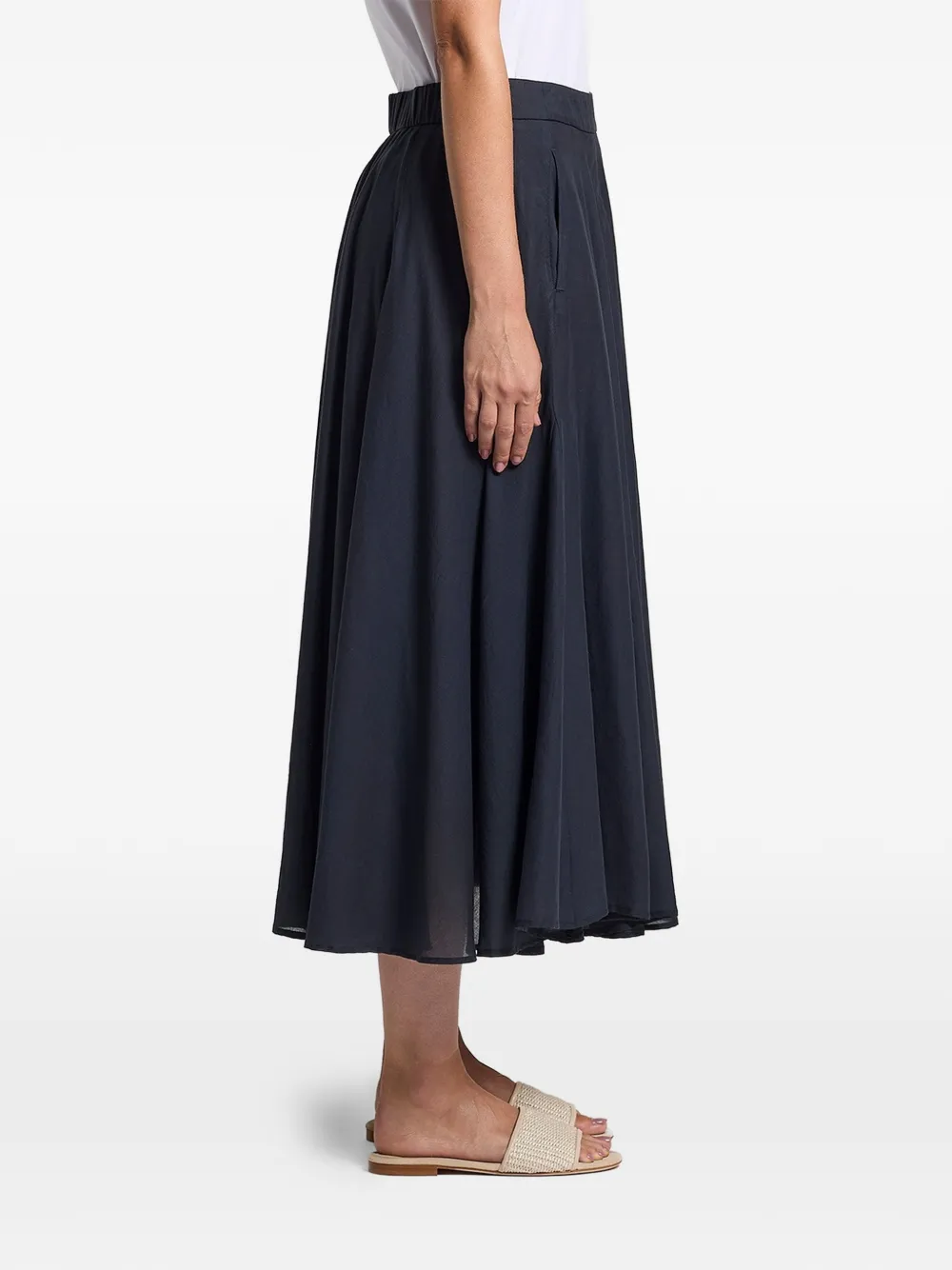 Peserico A-lijn midi-rok Blauw
