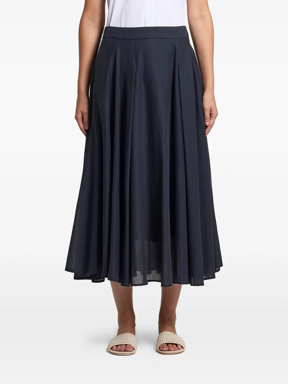 Peserico A-line midi skirt - Blu