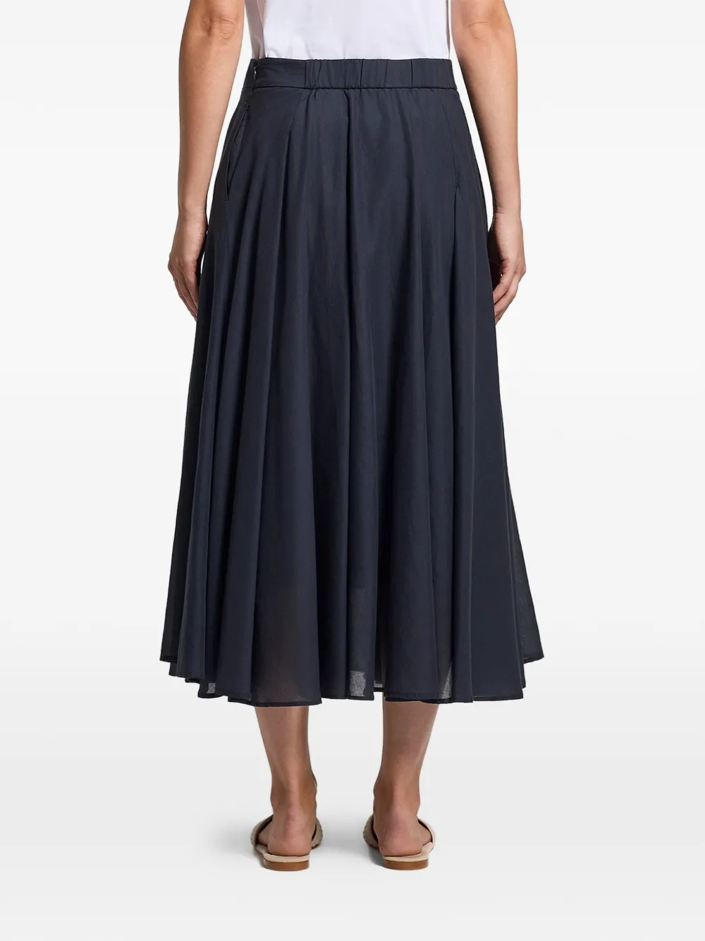 Peserico A-lijn midi-rok Blauw