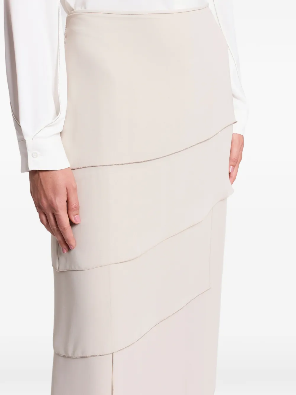Tiered Maxi Skirt