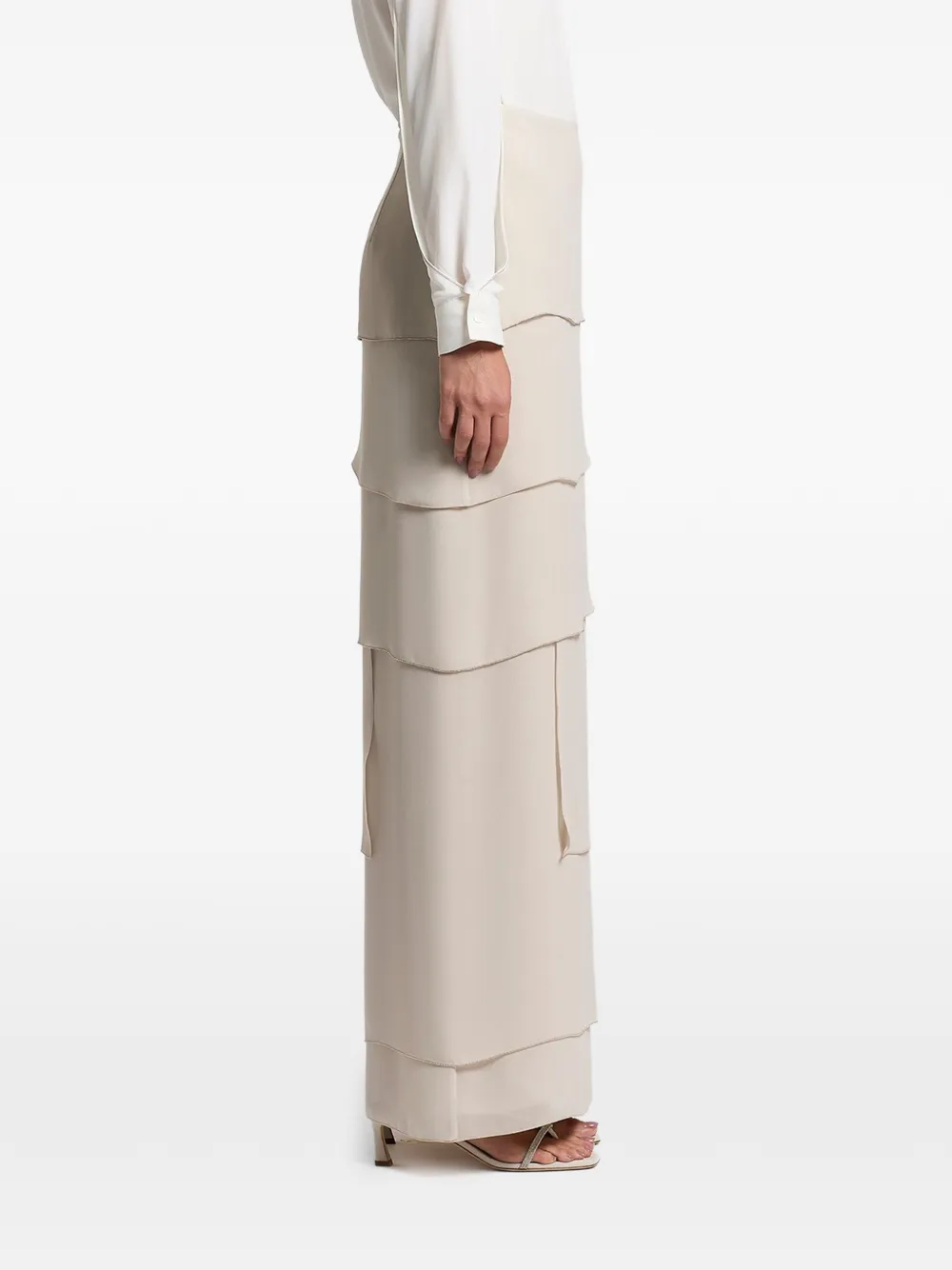 Tiered Maxi Skirt