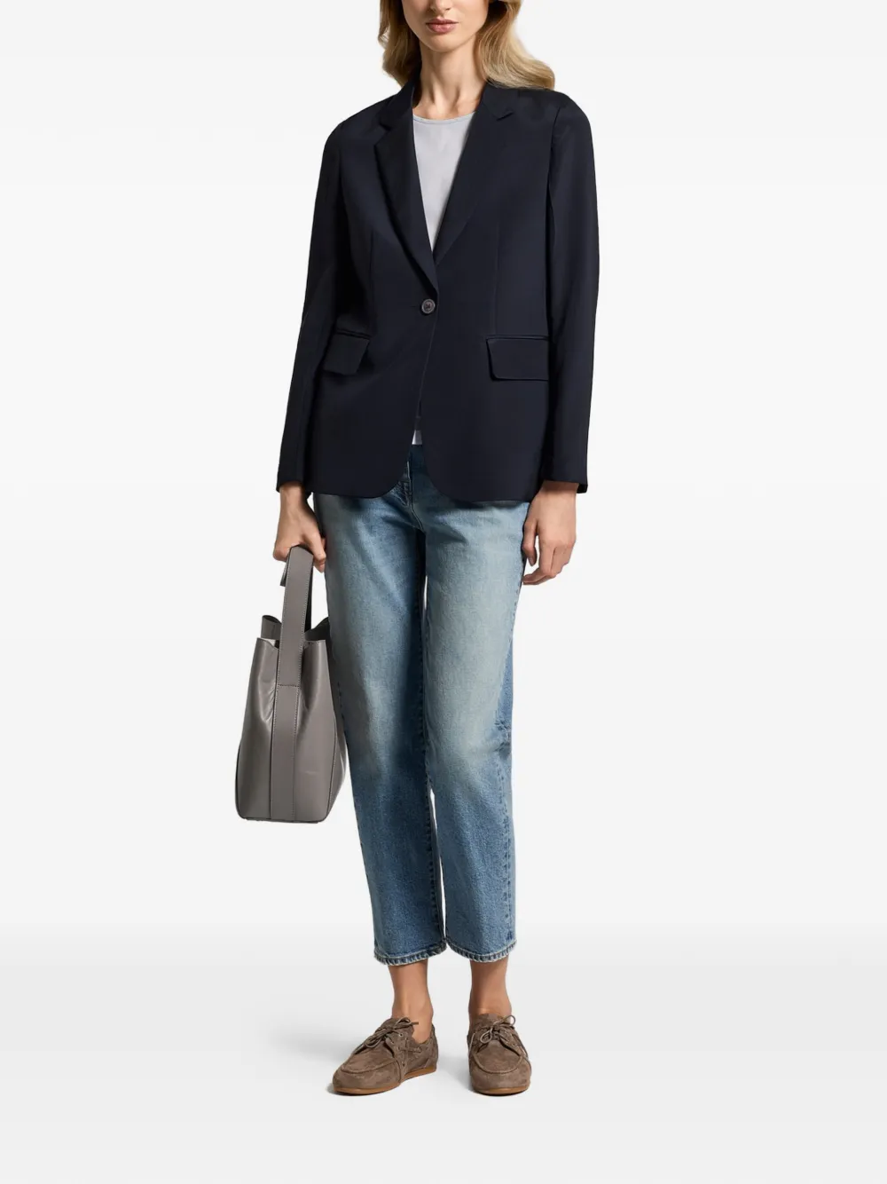  Peserico Blazer Con Botones - Azul 