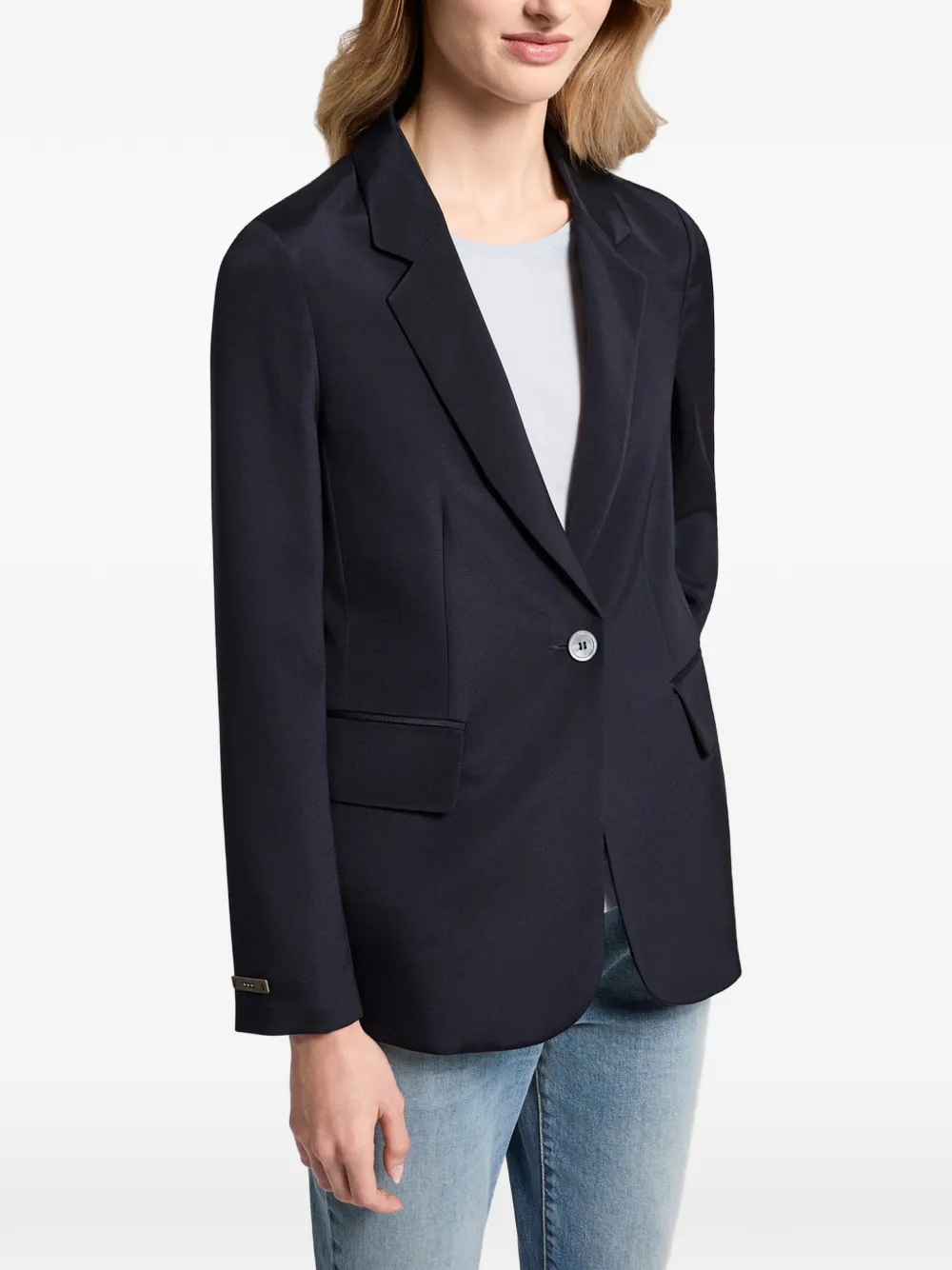  Peserico Blazer Con Botones - Azul 