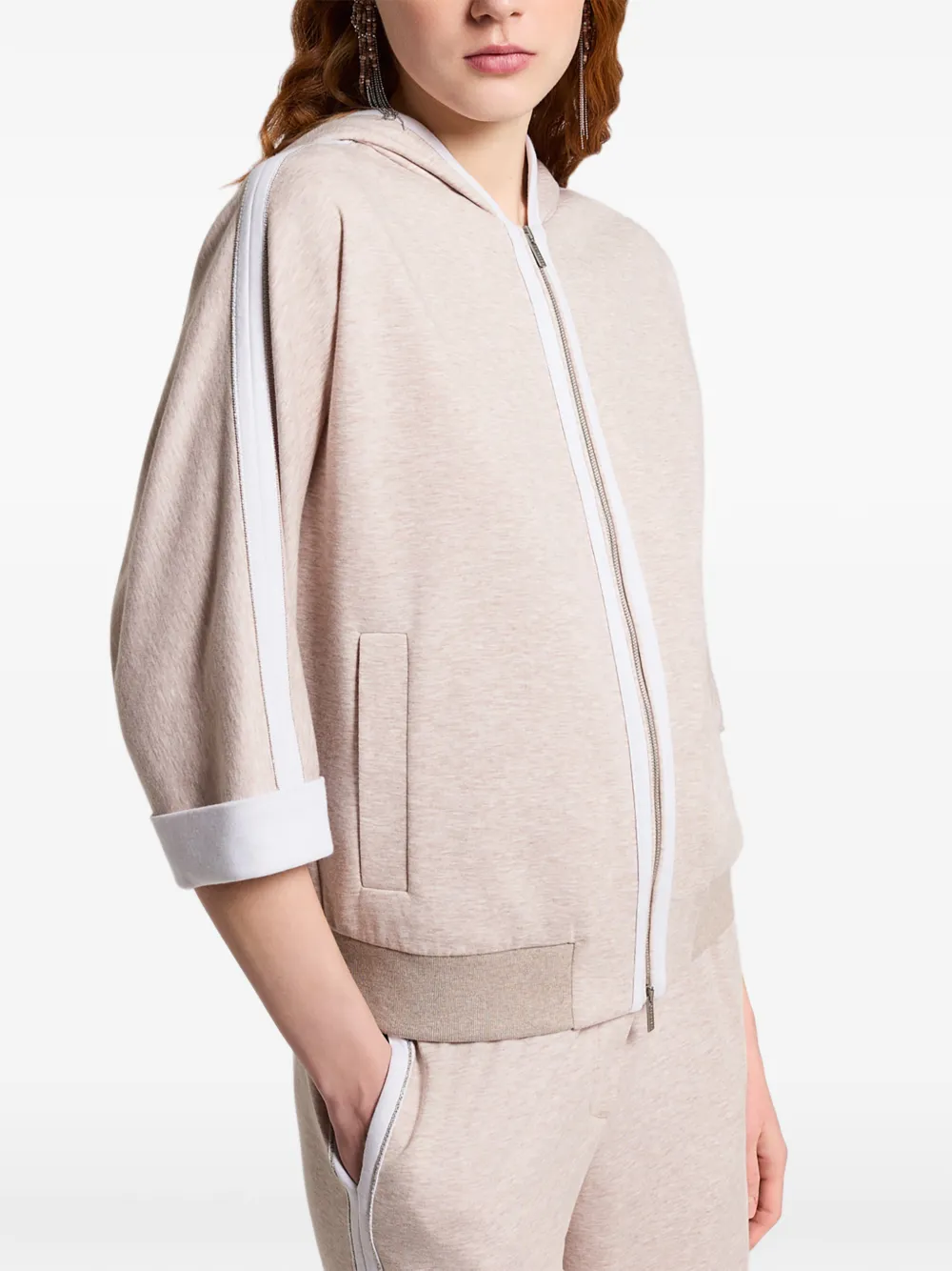 Hooded Striped Jacket