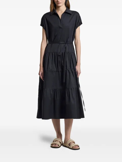 Peserico tiered belted midi dress