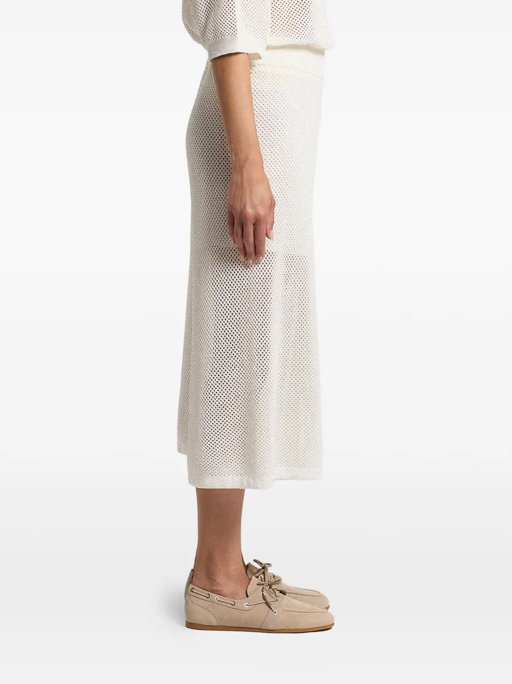Peserico Doorzichtige broek Wit