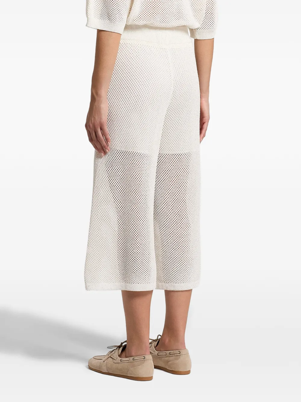 Peserico Doorzichtige broek Wit