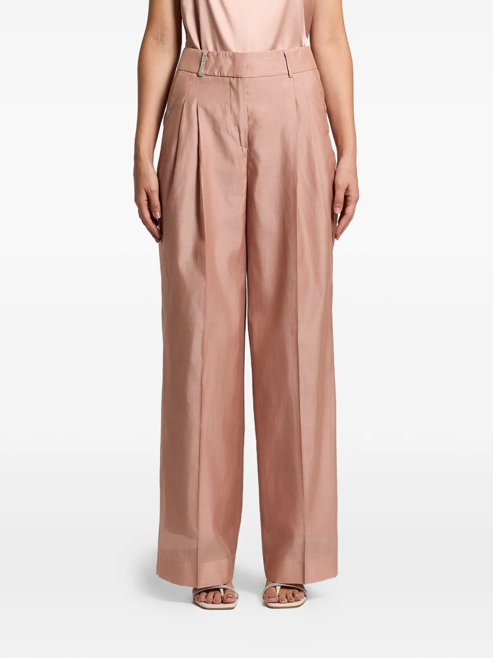 Peserico Pantaloni plissé - Rosa