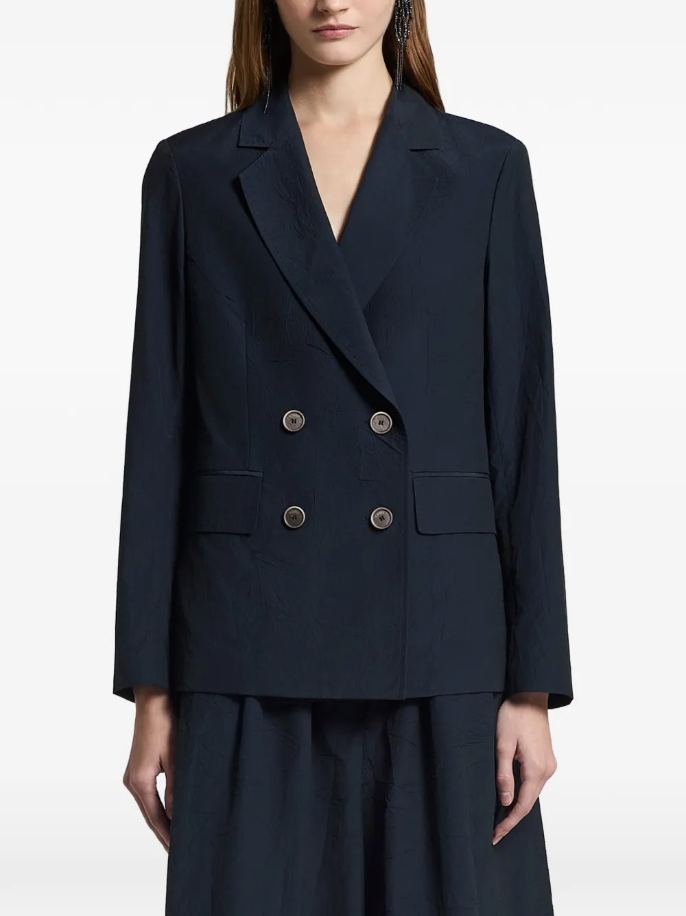 Peserico double-breasted blazer - Blue