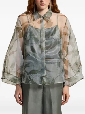 Fabiana Filippi ビジュー ブラウス | ブルー | FARFETCH JP