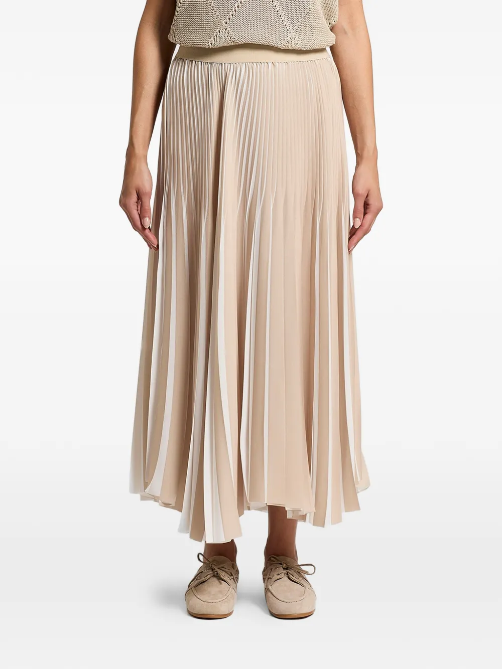 Peserico pleated skirt - Toni neutri