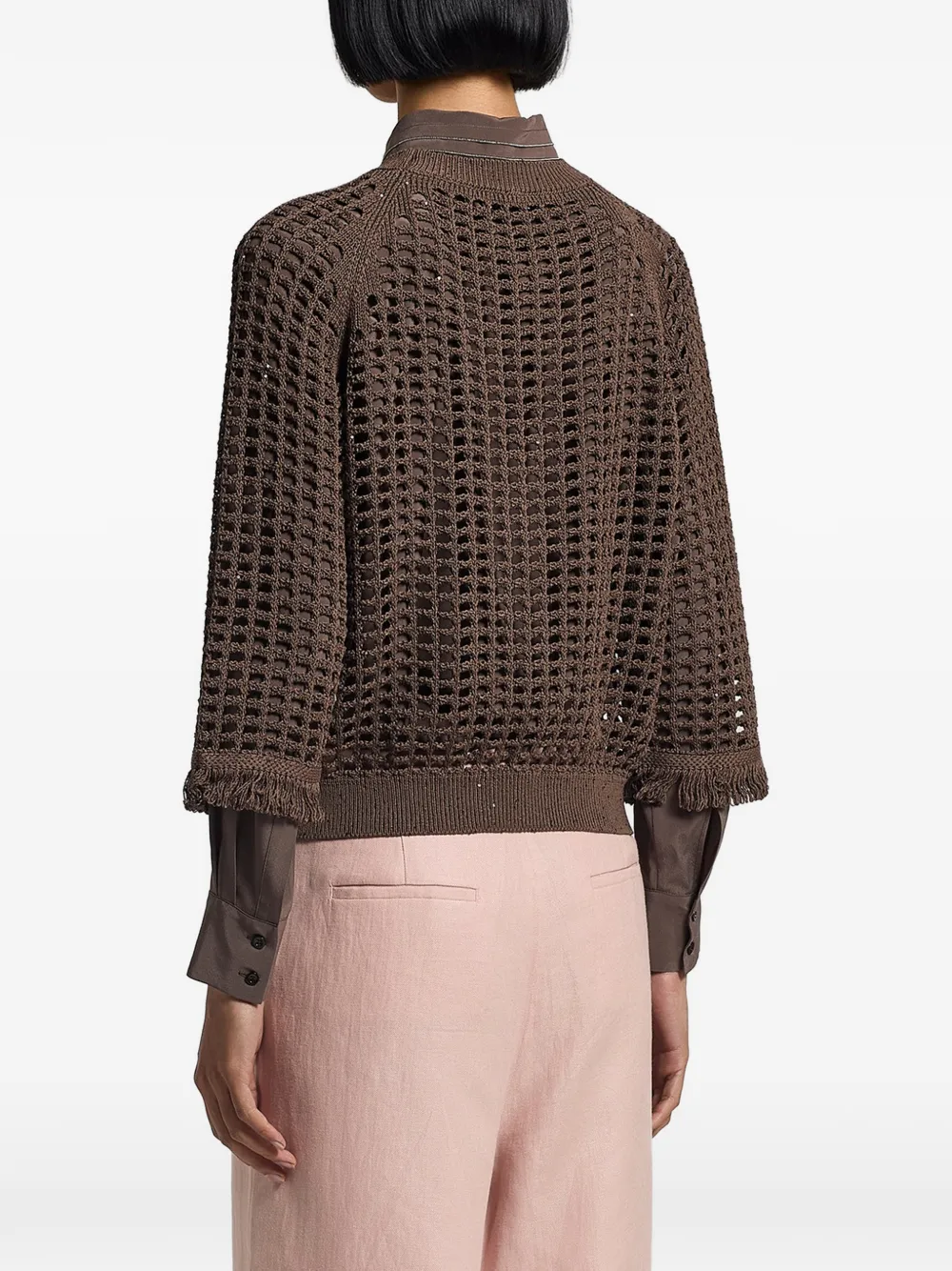 Sequinned Cordonet Sweater