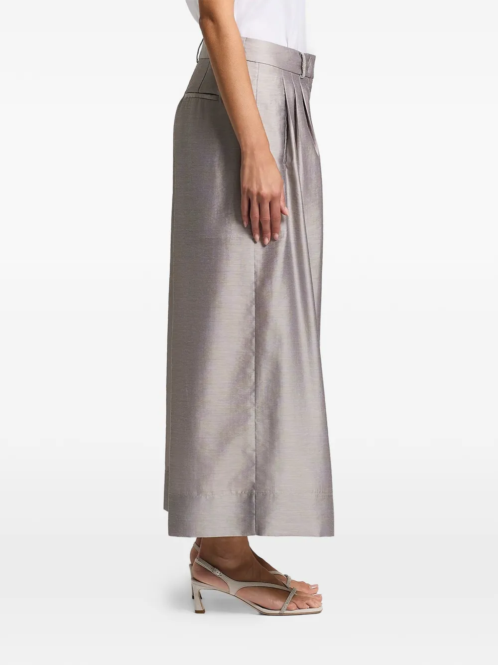 Peserico organza trousers - Grigio