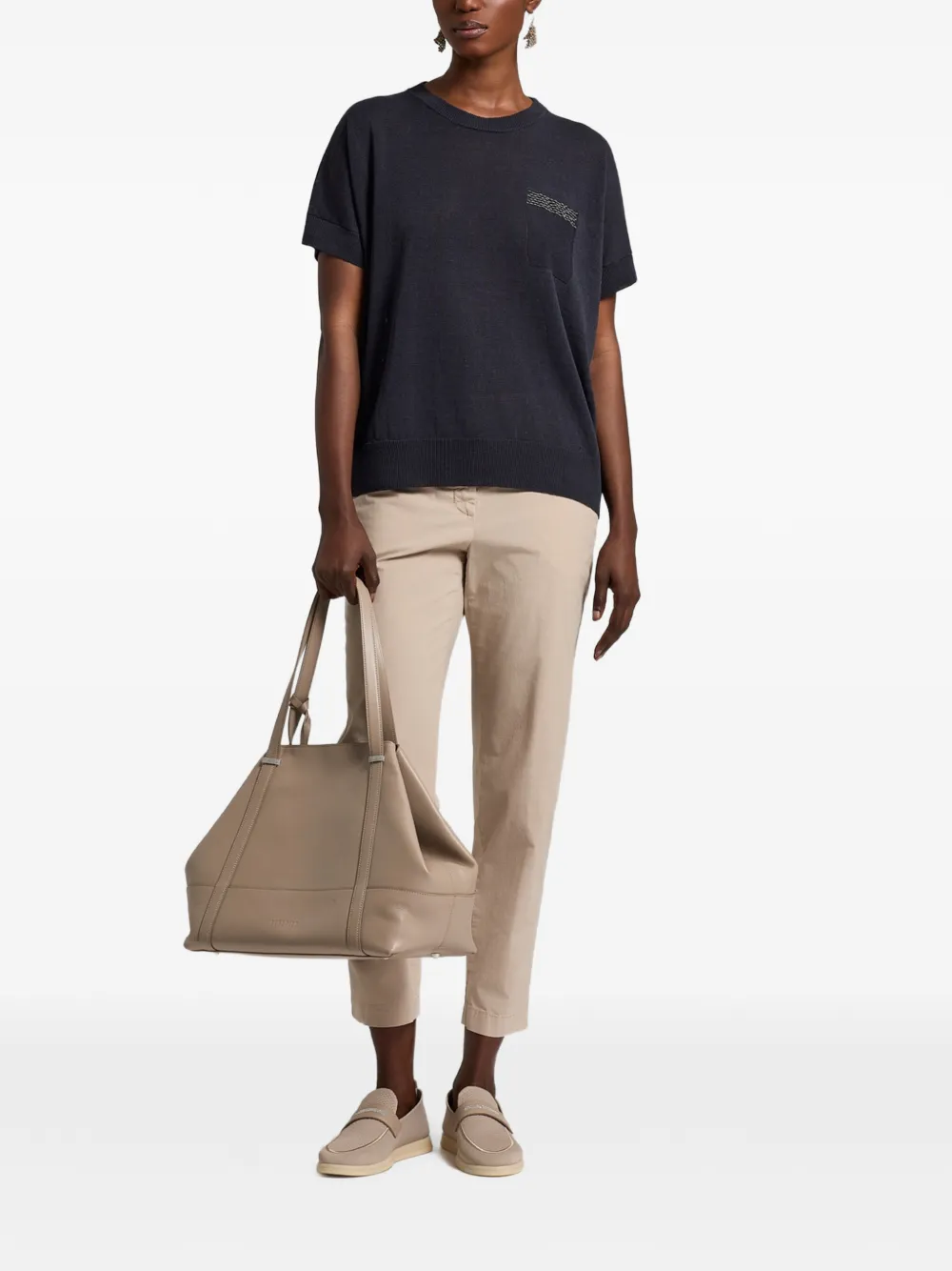  Peserico Pocket Knitwear - Blue 