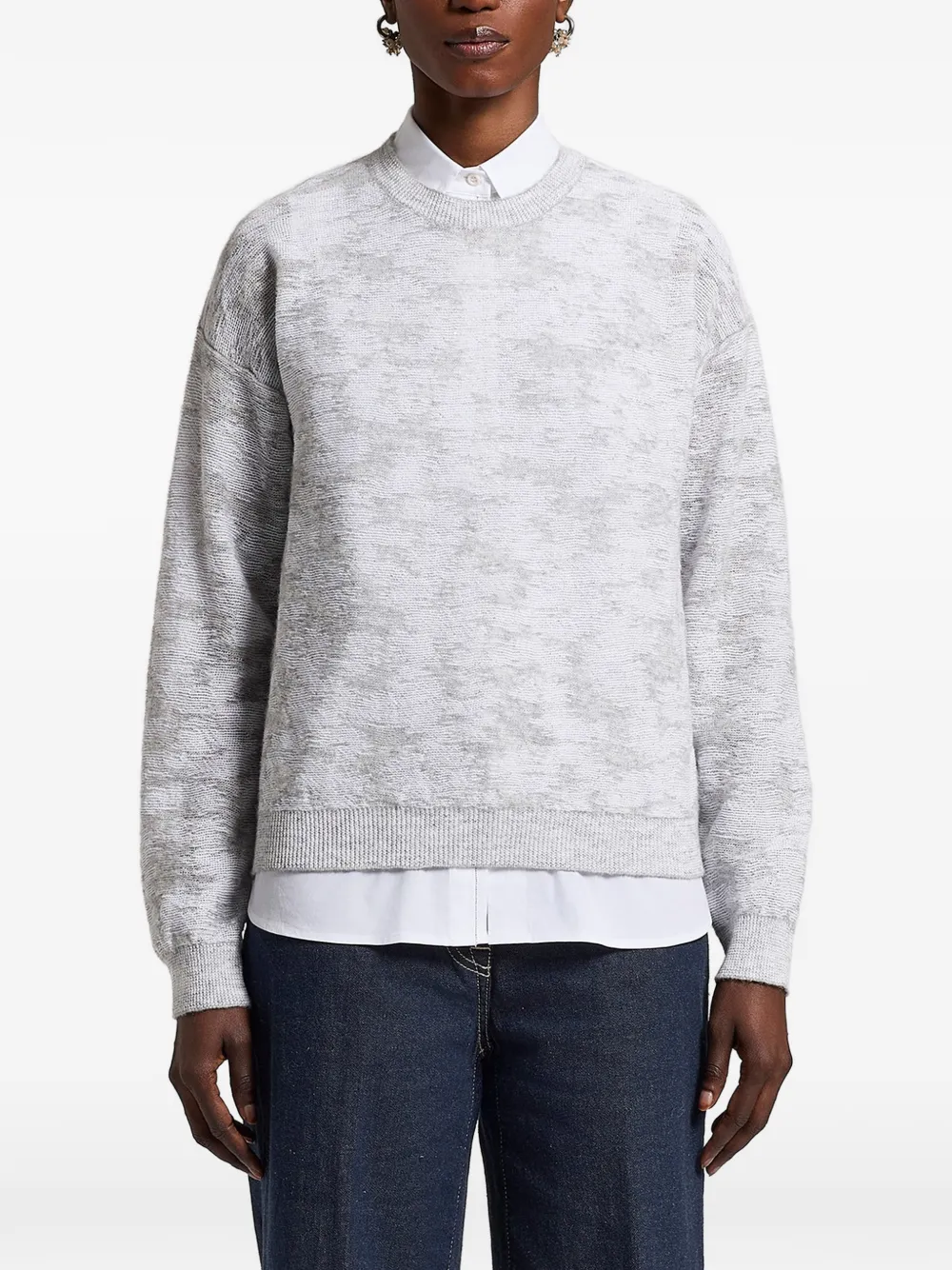 Peserico textured sweater - Grigio