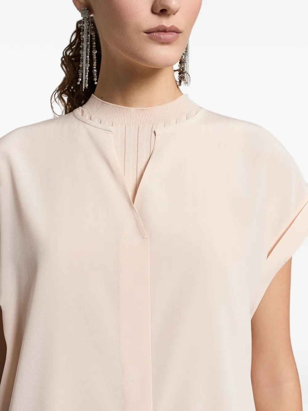 Peserico Top met ronde hals Roze