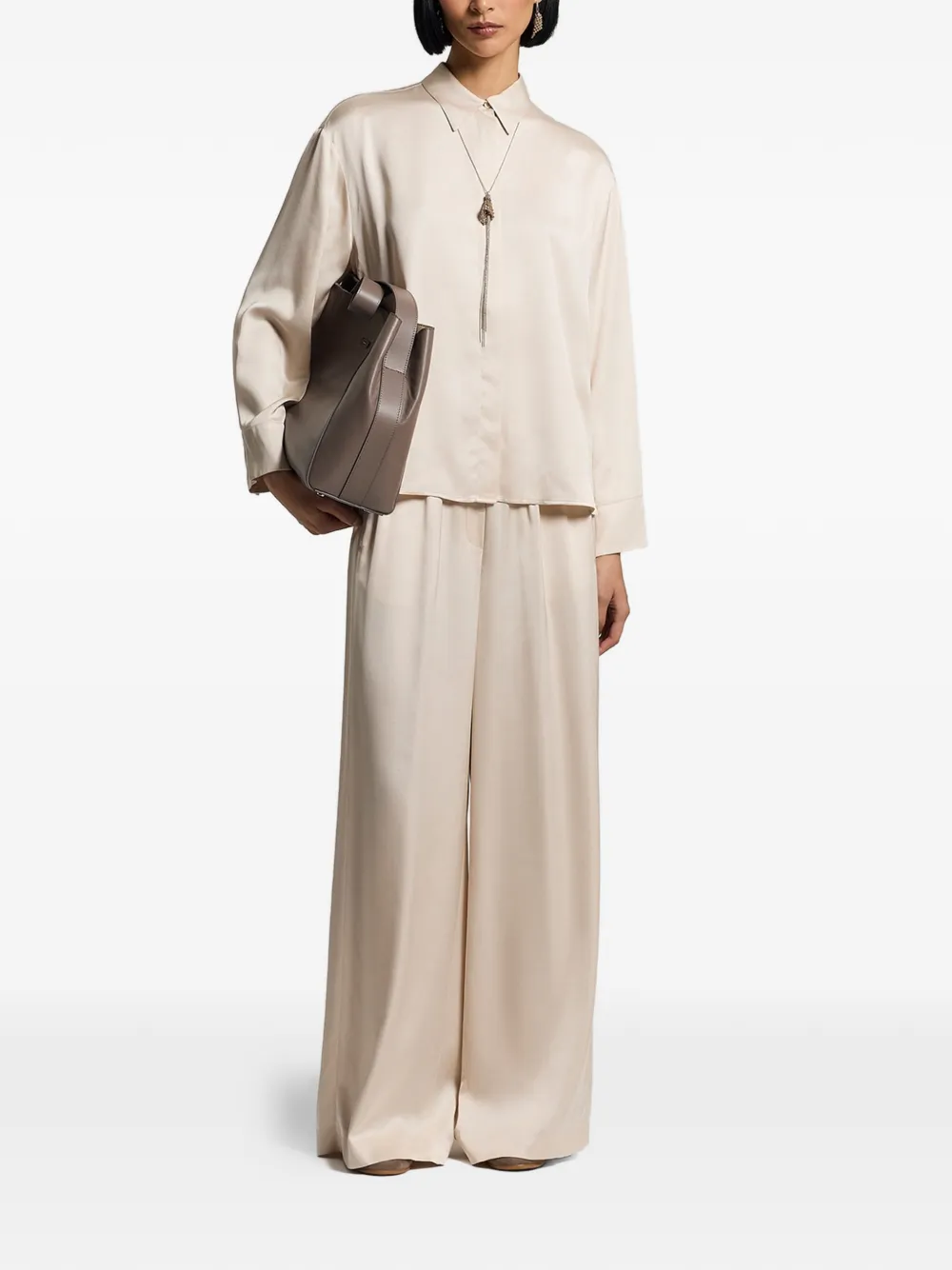 Peserico Shirt met lange mouwen Beige