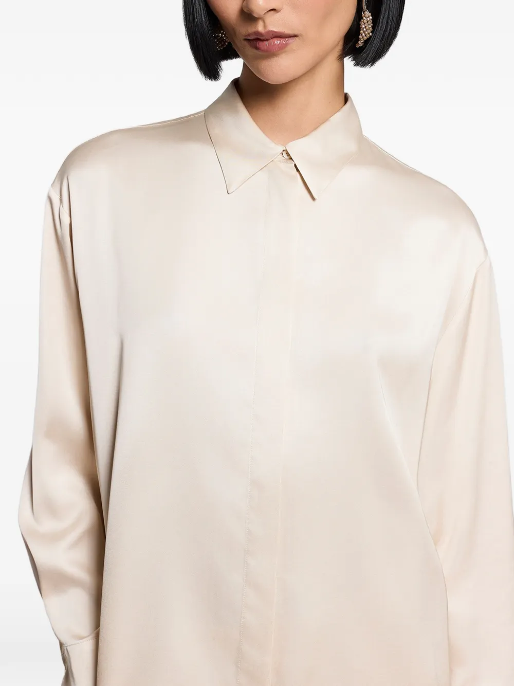 Peserico Shirt met lange mouwen Beige