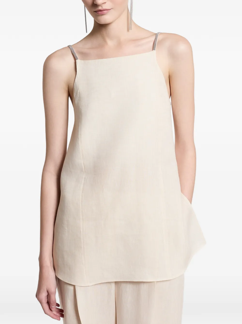  Peserico Sleeveless Top - Neutrals 