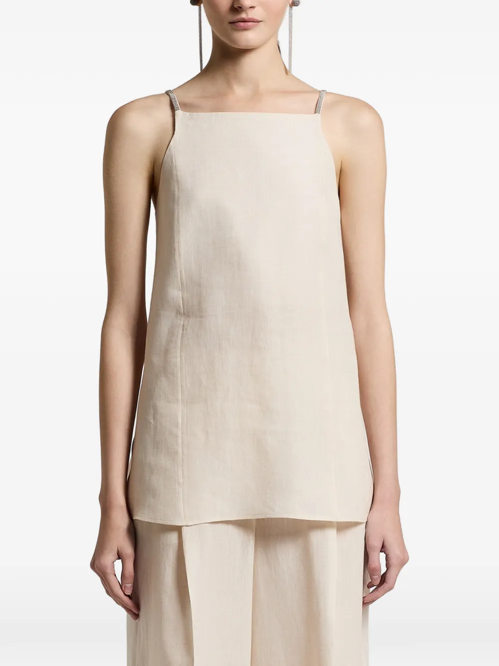 Peserico sleeveless top - Toni neutri