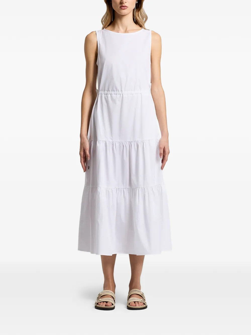 Peserico sleeveless midi dress - Bianco