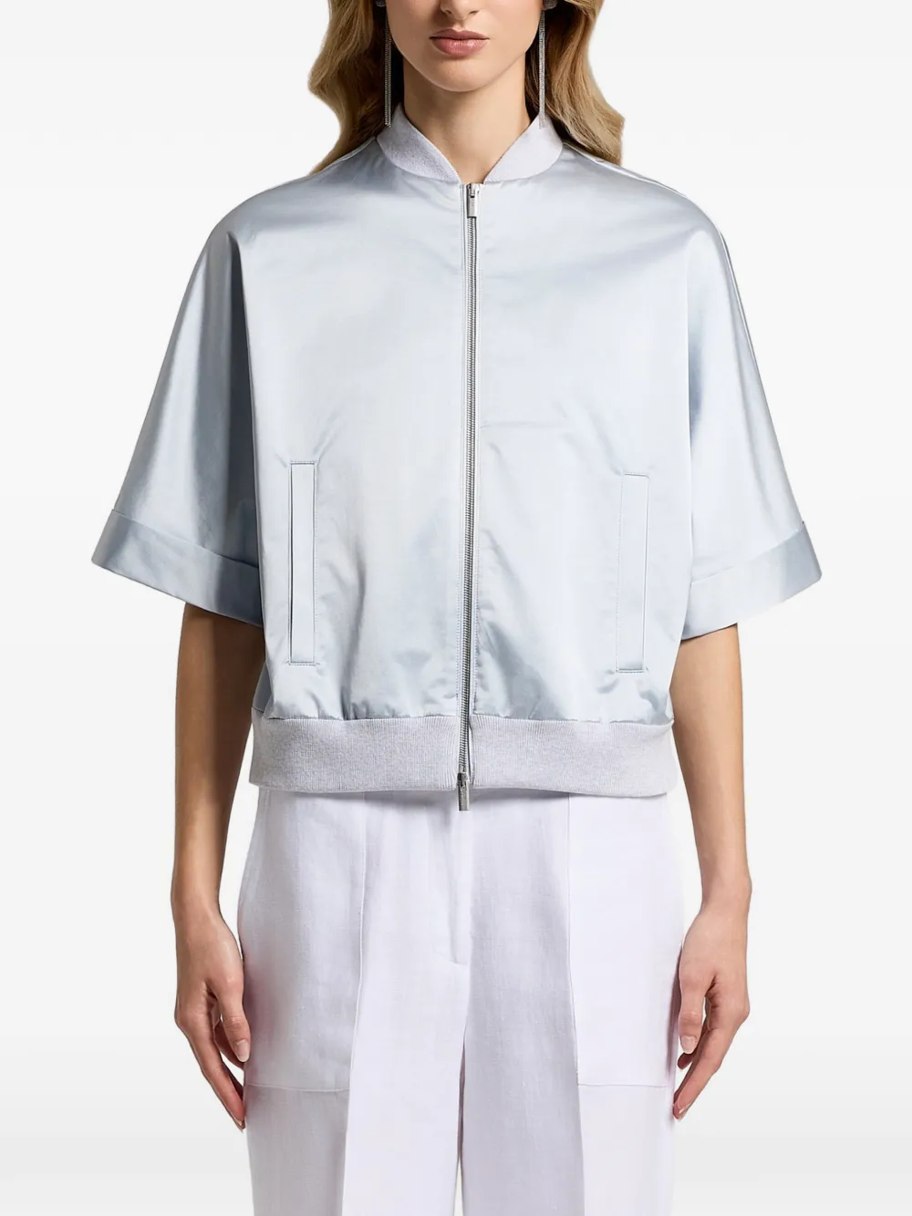 Peserico zip jacket - Blu