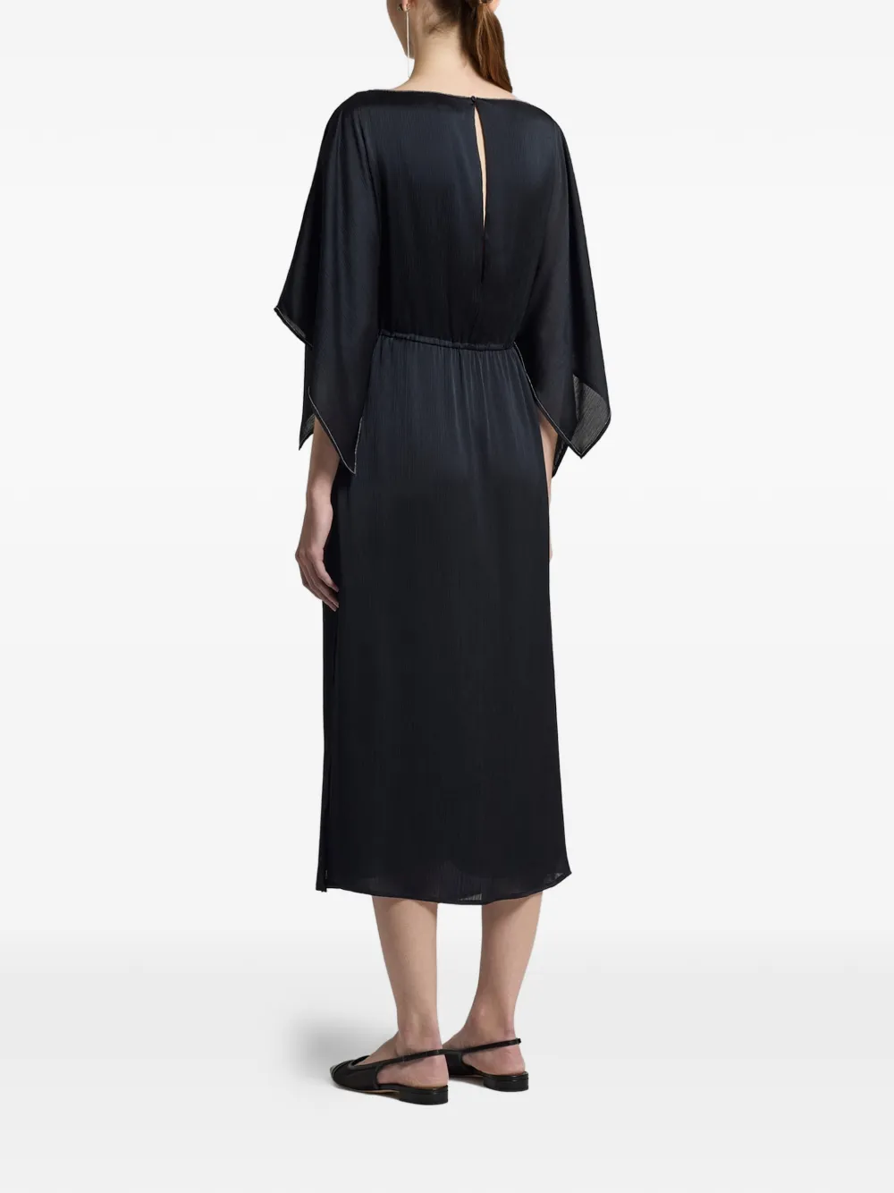  Peserico Aurea Midi Dress - Blue 