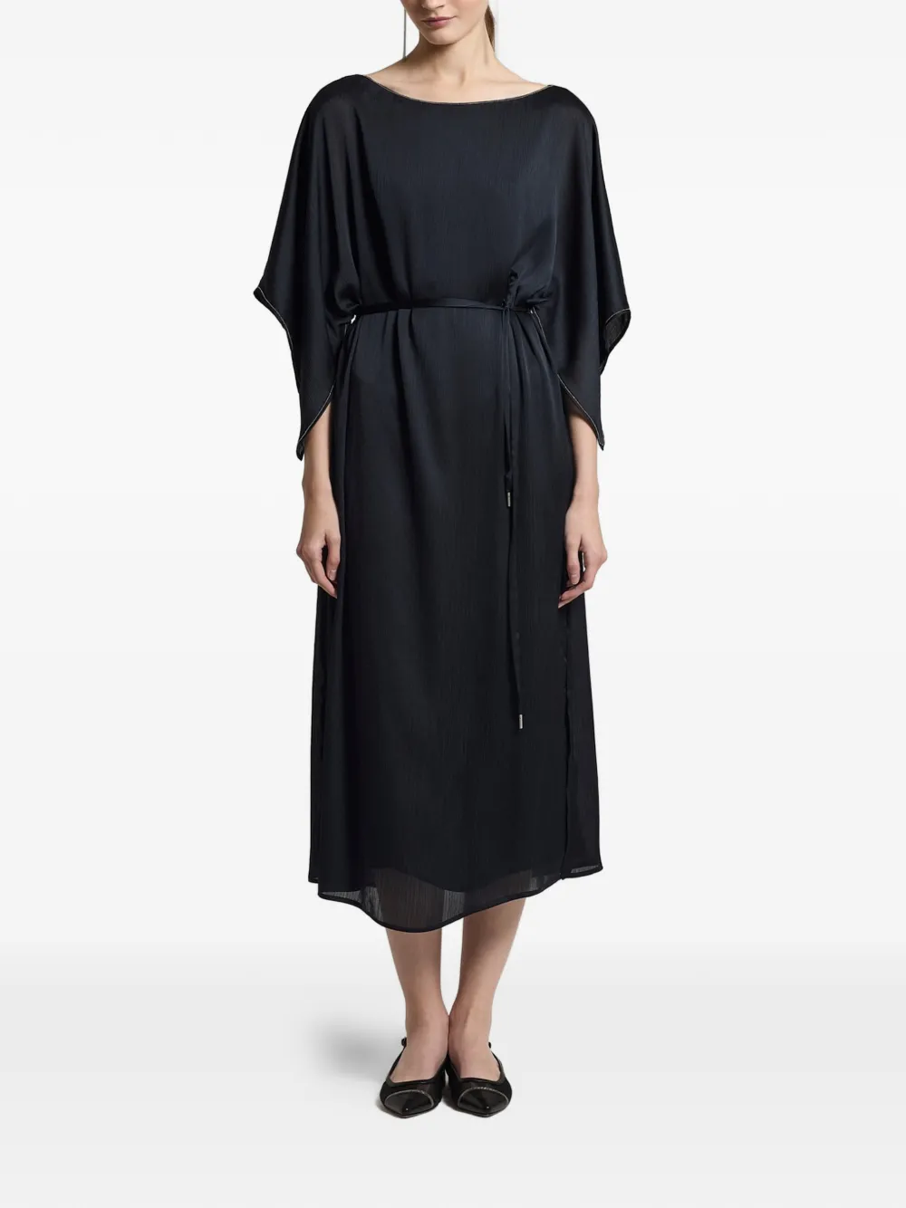  Peserico Aurea Midi Dress - Blue 